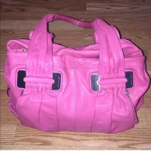 B. Makowsky “Butter Soft” Pink Leather Bag